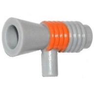 Lego megafon, amplion, světle modro šedá (4349pb001 LIGHT BLUISH GRAY)